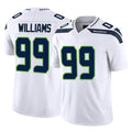 S.Seahawks #99 Leonard Williams Player White Limited Vapor F.U.S.E. Home Game ROCER Stitched Jerseys