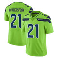 S.Seahawks #21 Devon Witherspoon Player Green Limited Color Rush Home Game ROCER Stitched Jerseys