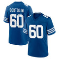 IN.Colts #60 Tanor Bortolini Player Royal Limited Home Game ROCER Stitched Jerseys