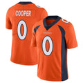 D.Broncos #0 Jonathon Cooper Player Orange Color Vapor Untouchable Limited Game ROCER Stitched Jerseys