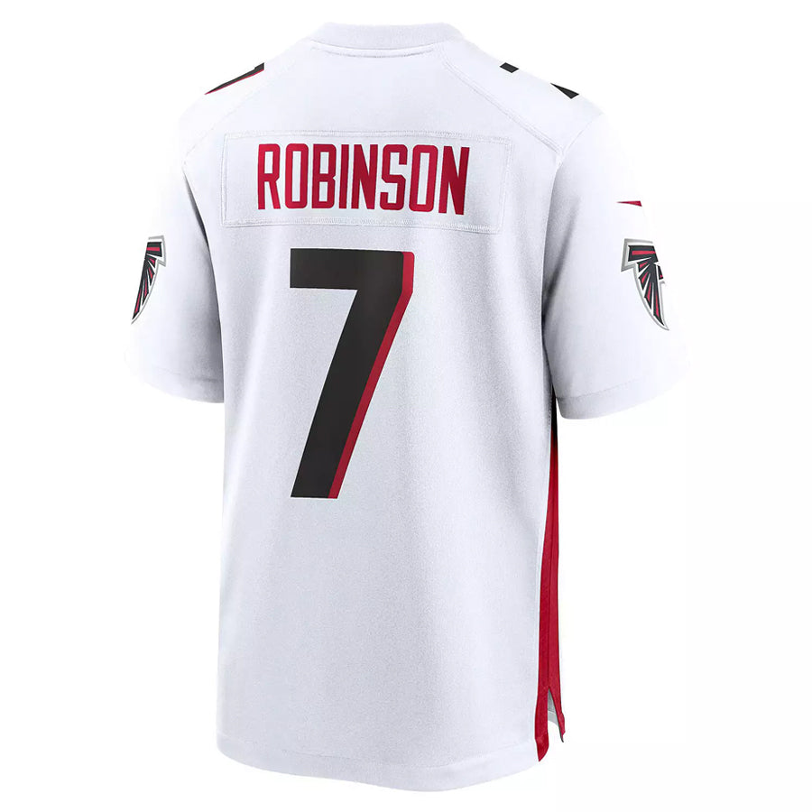 A.Falcons #7 Bijan Robinson Player White Game Home ROCER Stitched Jerseys