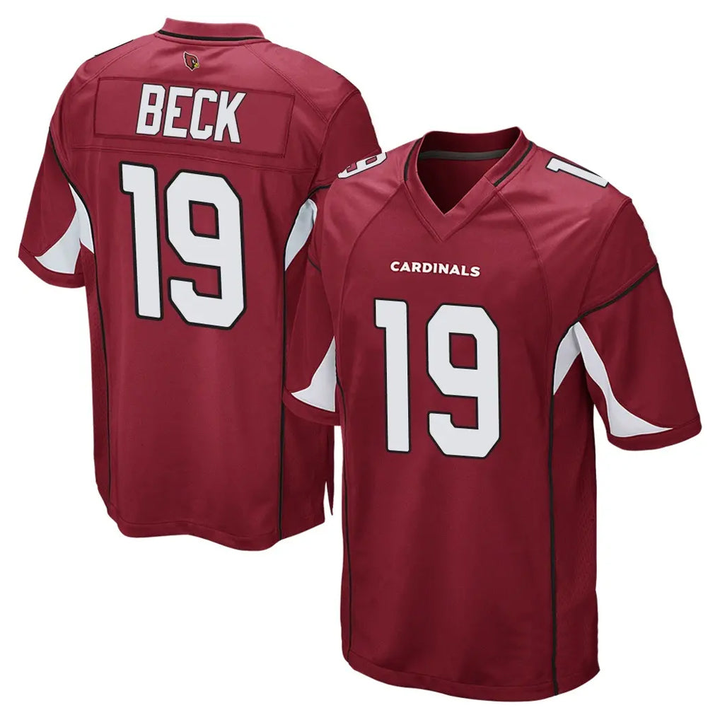 A.Cardinals #19 Carson Beck Player Cardinal Home Game ROCER Stitched Jerseys