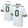 GB.Packers #0 Matthew Golden Player White Home Game ROCER Stitched Jerseys