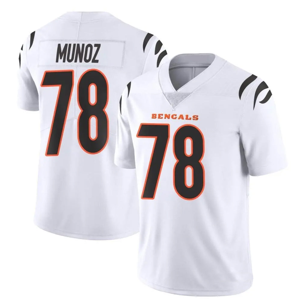 C.Bengals #78 Anthony Munoz Player White Vapor Untouchable Limited Home Game ROCER Stitched Jerseys