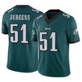 P.Eagles #51 Cam Jurgens Player Team Color Green Limited Vapor F.U.S.E. Home Game ROCER Stitched Jerseys