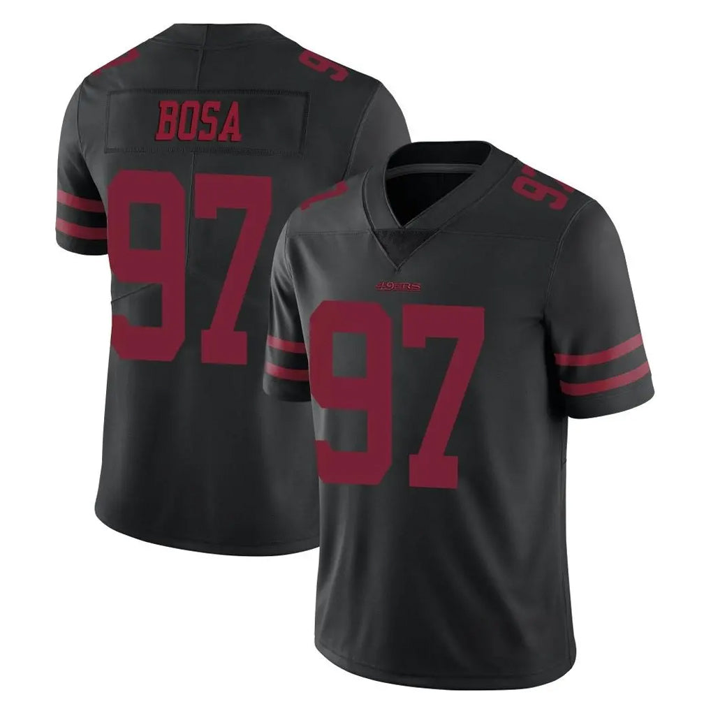 SF.49ers #97 Nick Bosa Player Black Alternate Limited Vapor Untouchable Home Game ROCER Stitched Jerseys