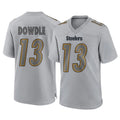 P.Steelers #13 Rico Dowdle Player Gray Atmosphere Fashion Home Game ROCER Stitched Jerseys