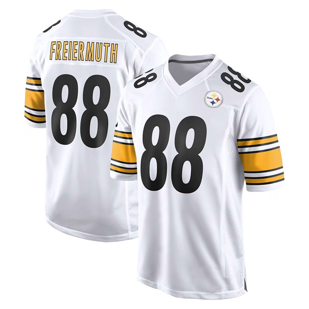 P.Steelers #88 Pat Freiermuth Player White Home Game ROCER Stitched Jerseys