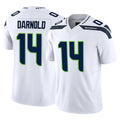 S.Seahawks #14 Sam Darnold Player White Limited Vapor F.U.S.E. Home Game ROCER Stitched Jerseys