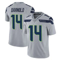 S.Seahawks #14 Sam Darnold Player Gray Limited Vapor Untouchable Home Game ROCER Stitched Jerseys