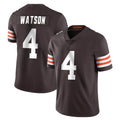 C.Browns #4 Deshaun Watson Player Brown Color Vapor Untouchable Limited Home Game ROCER Stitched Jerseys