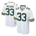 GB.Packers #33 Evan Williams Player White Home Game ROCER Stitched Jerseys