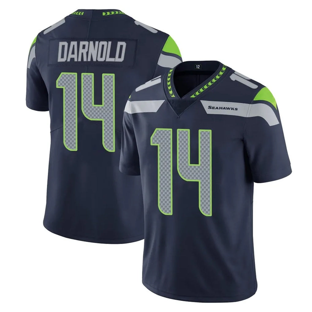 S.Seahawks #14 Sam Darnold Player Navy Limited Vapor Untouchable Home Game ROCER Stitched Jerseys