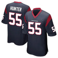 H.Texans #55 Danielle Hunter Player Navy Home Game ROCER Stitched Jerseys