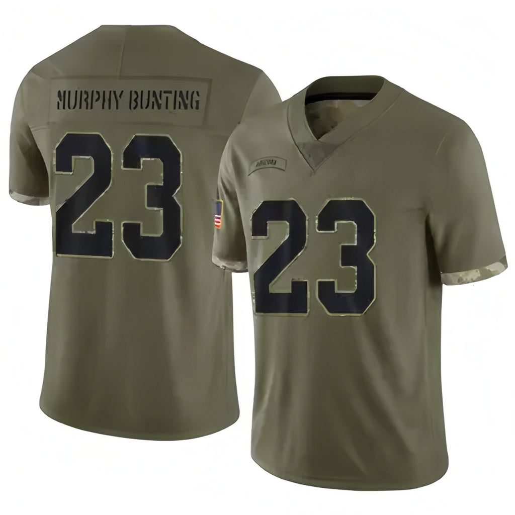 A.Cardinals #23 Sean Murphy-Bunting Player Olive Salute To Service ROCER Stitched Jerseys