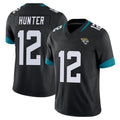 J.Jaguars #12 Travis Hunter Player Black Vapor F.U.S.E. Limited Home Game ROCER Stitched Jerseys
