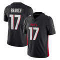 A.Falcons #17 Zachariah Branch Player Black Vapor Untouchable Limited Home Game ROCER Stitched Jerseys