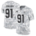 A.Cardinals #91 L.J. Collier Player Camo Salute to Service Limited ROCER Stitched Jerseys