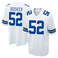 D.Cowboys #52 Tyler Booker Player White Home Game ROCER Stitched Jerseys