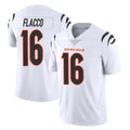 C.Bengals #16 Joe Flacco Player White Vapor Untouchable Limited Home Game ROCER Stitched Jerseys