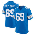 D.Lions #69 Tate Ratledge Player Blue Alternate Home Game ROCER Stitched Jerseys
