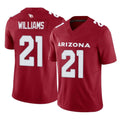 A.Cardinals #21 Garrett Williams Player Cardinal Vapor F.U.S.E. Limited Home Game ROCER Stitched Jerseys