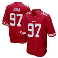 SF.49ers #97 Nick Bosa Player Red Home Game ROCER Stitched Jerseys