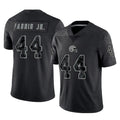C.Browns #44 Harold Fannin Jr. Player Black Reflective Home Game ROCER Stitched Jerseys