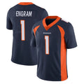 D.Broncos #1 Evan Engram Player Navy Vapor Untouchable Limited Game ROCER Stitched Jerseys