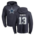 D.Cowboys #13 Caleb Downs Player Navy Pullover Hoodies Limited ROCER Stitched Jerseys