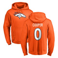D.Broncos #0 Jonathon Cooper Player Orange Pullover Hoodie Limited ROCER Stitched Jerseys
