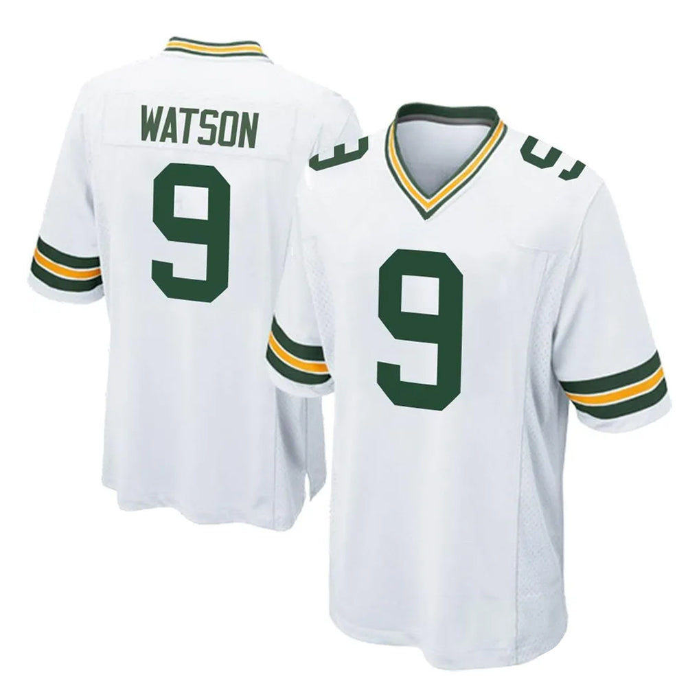 GB.Packers #9 Christian Watson Player White Home Game ROCER Stitched Jerseys