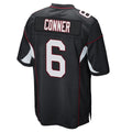 A.Cardinals #6 James Conner Player Black Home Game ROCER Stitched Jerseys