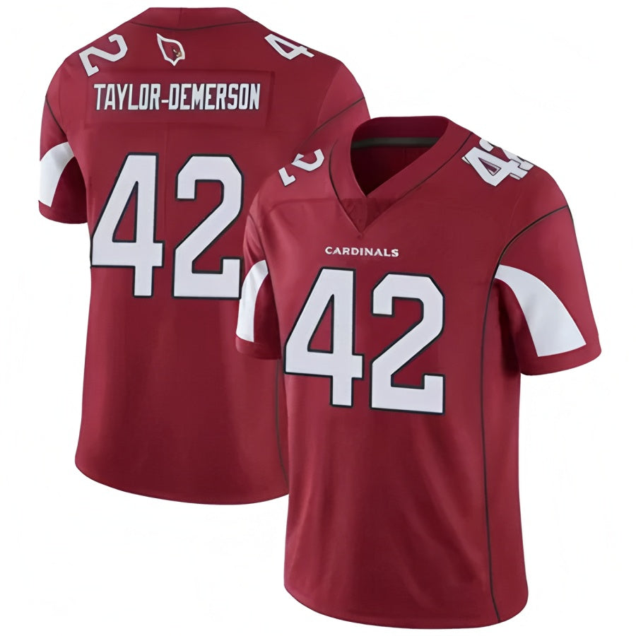 A.Cardinals #42 Dadrion Taylor-Demerson Player Red Limited ROCER Stitched Jerseys