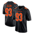 C.Bengals #93 Jonathan Allen Player Black Fashion Game ROCER Stitched Jerseys