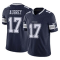 D.Cowboys #17 Brandon Aubrey Player Navy Limited Vapor F.U.S.E. Home Game ROCER Stitched Jerseys