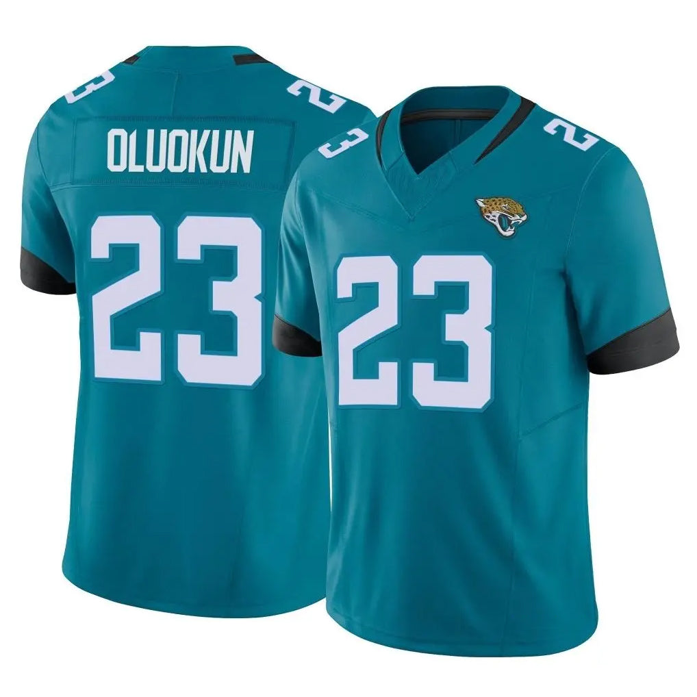 J.Jaguars #23 Foyesade Oluokun Player Teal Vapor F.U.S.E. Limited Home Game ROCER Stitched Jerseys