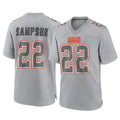 C.Browns #22 Dylan Sampson Player Gray Atmosphere Fashion Game ROCER Stitched Jerseys