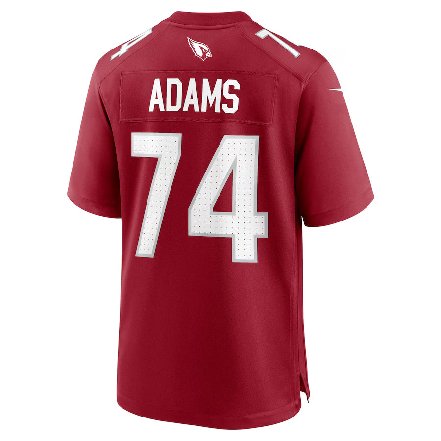 A.Cardinals #74 Isaiah Adams Player Cardinal Home Game ROCER Stitched Jerseys