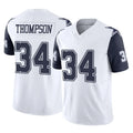 D.Cowboys #34 Jalen Thompson Player White-Navy Limited Vapor F.U.S.E. Home Game ROCER Stitched Jerseys