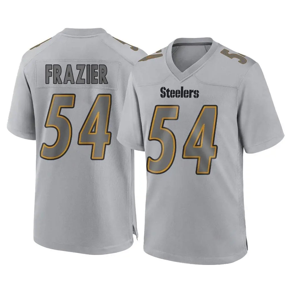 P.Steelers #54 Zach Frazier Player Gray Atmosphere Fashion Home Game ROCER Stitched Jerseys
