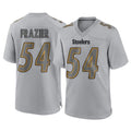 P.Steelers #54 Zach Frazier Player Gray Atmosphere Fashion Home Game ROCER Stitched Jerseys