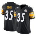 P.Steelers #35 Jamel Dean Player Black Limited Vapor F.U.S.E. Home Game ROCER Stitched Jerseys