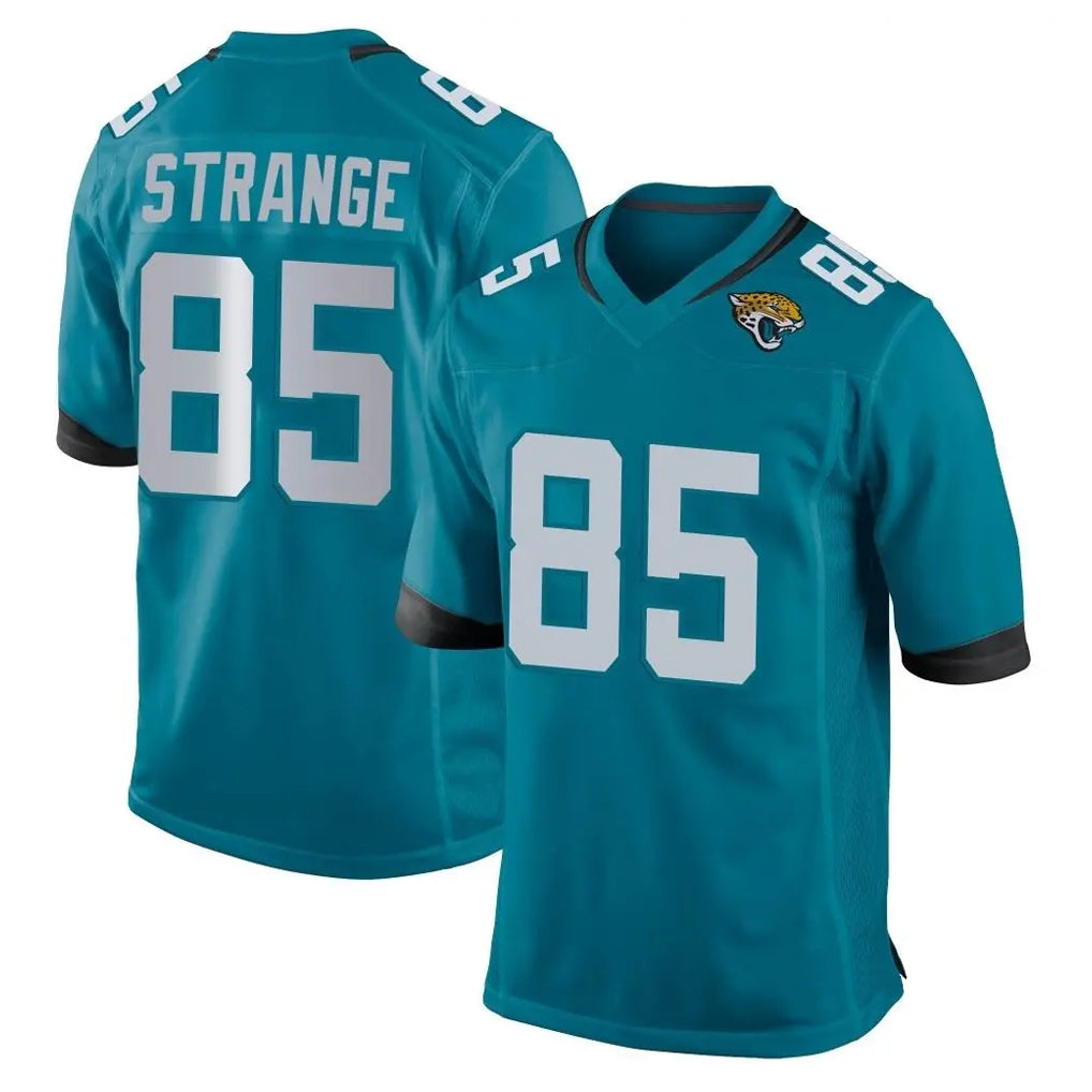 J.Jaguars #85 Brenton Strange Player Teal Home Game ROCER Stitched Jerseys