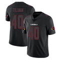 A.Cardinals #40 Pat Tillman Player Black Impact Limited Home Game ROCER Stitched Jerseys