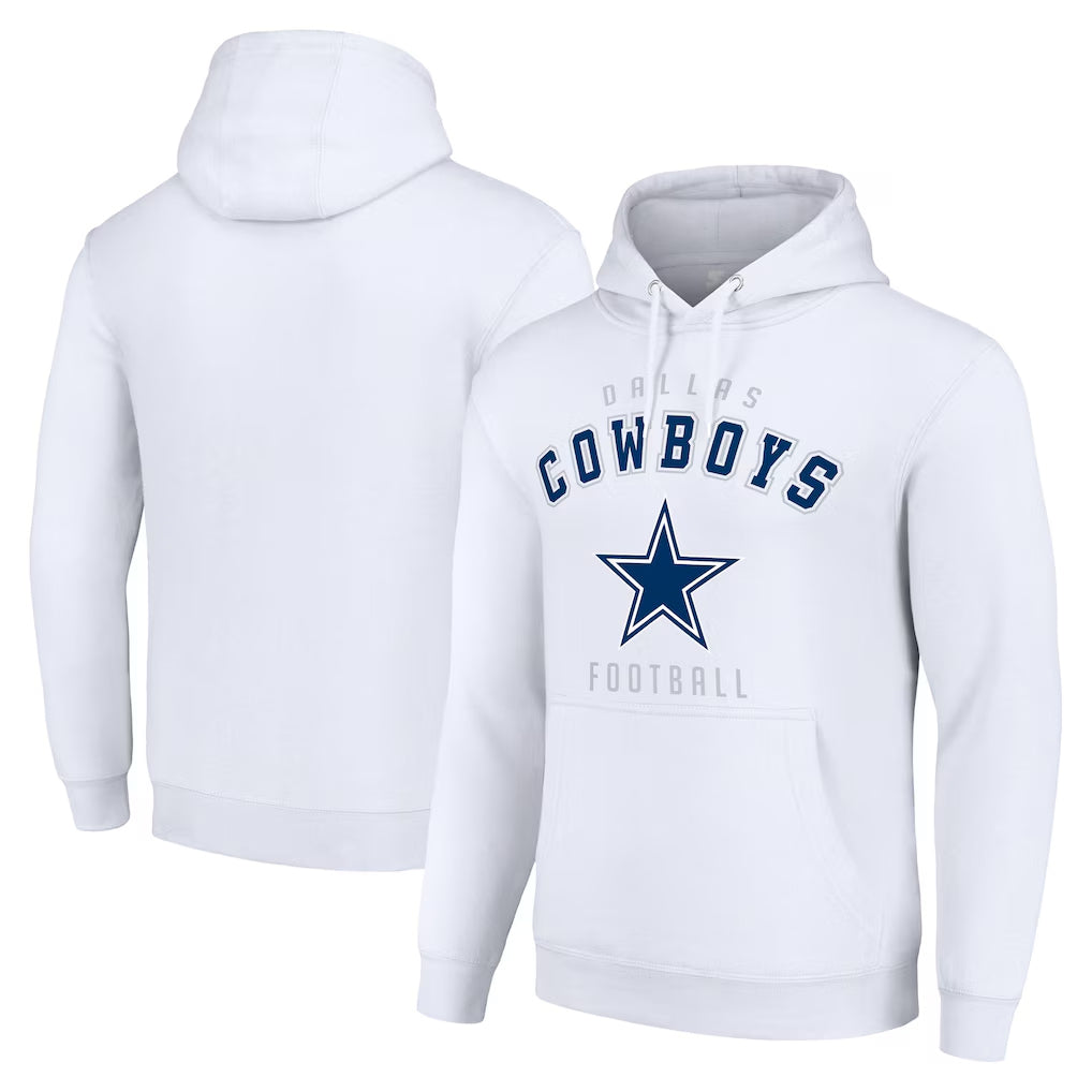 D.Cowboys ## Cowboys Blank Player White Pullover Hoodies Limited ROCER Stitched Jerseys