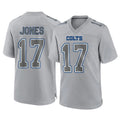 IN.Colts #17 Daniel Jones Player Gray Atmosphere Fashion Home Game ROCER Stitched Jerseys
