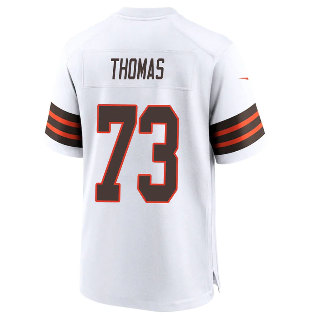 C.Browns #73 Joe Thomas Player White Alternate Home Game ROCER Stitched Jerseys