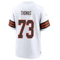 C.Browns #73 Joe Thomas Player White Alternate Home Game ROCER Stitched Jerseys