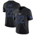 B.Bills #22 Ray Davis Player Limited Black Impact ROCER Stitched Jerseys